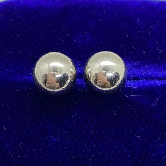 šĀ VintageāSilverāBallāCostumeāEarrings - Picture 3 of 4